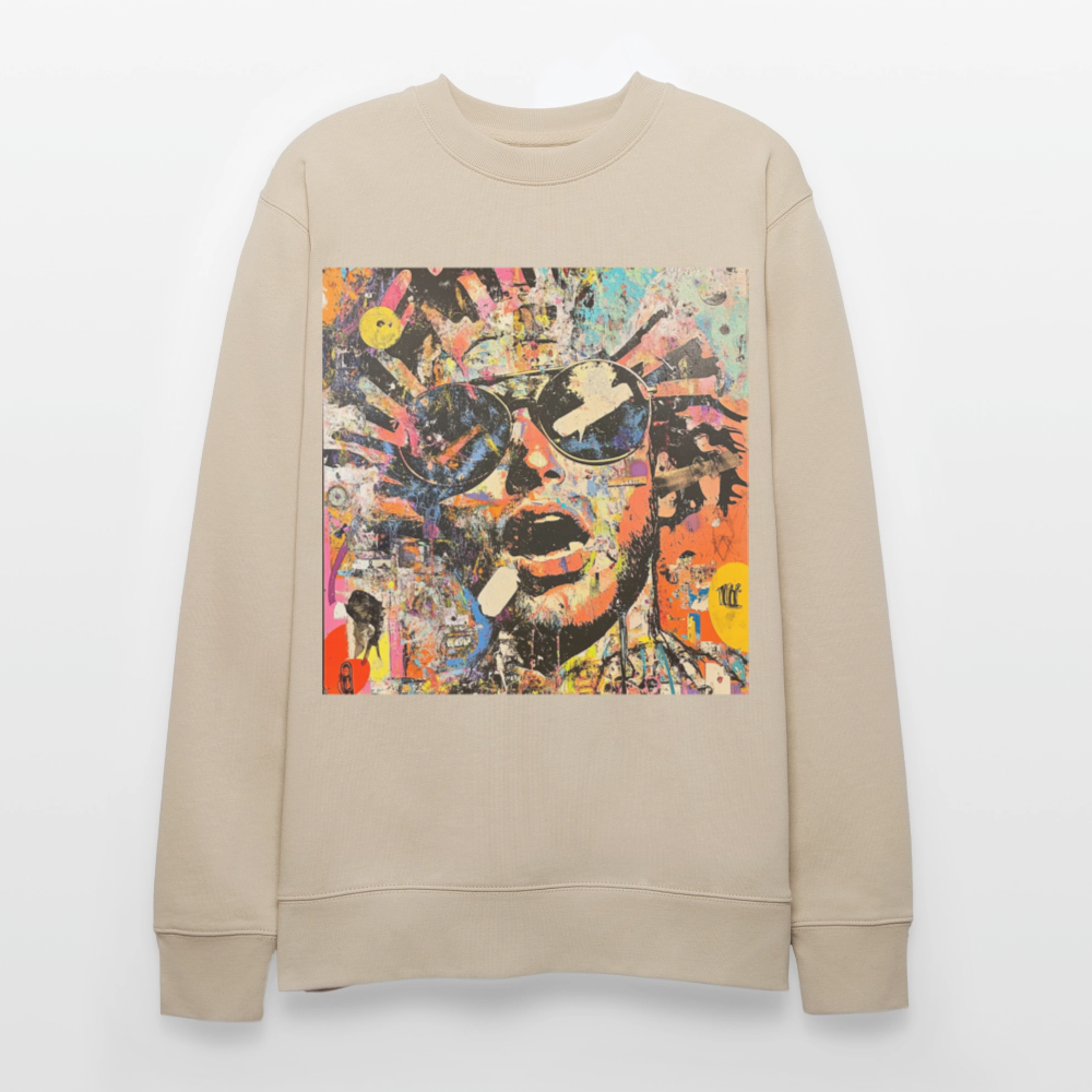 Cosmic Soul Groove, Ekologisk sweatshirt CHANGER unisex från Stanley/Stella - beige