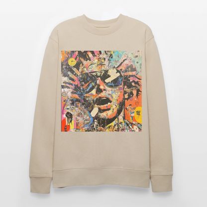 Cosmic Soul Groove, Ekologisk sweatshirt CHANGER unisex från Stanley/Stella - beige