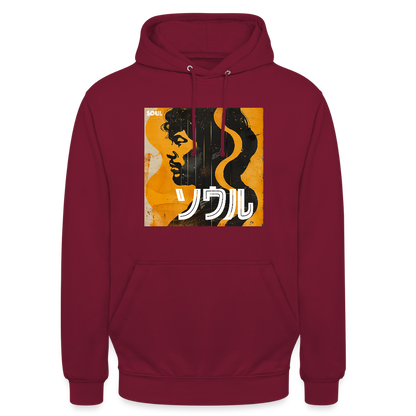 Nippon Grooves, Luvtröja unisex - bordeaux