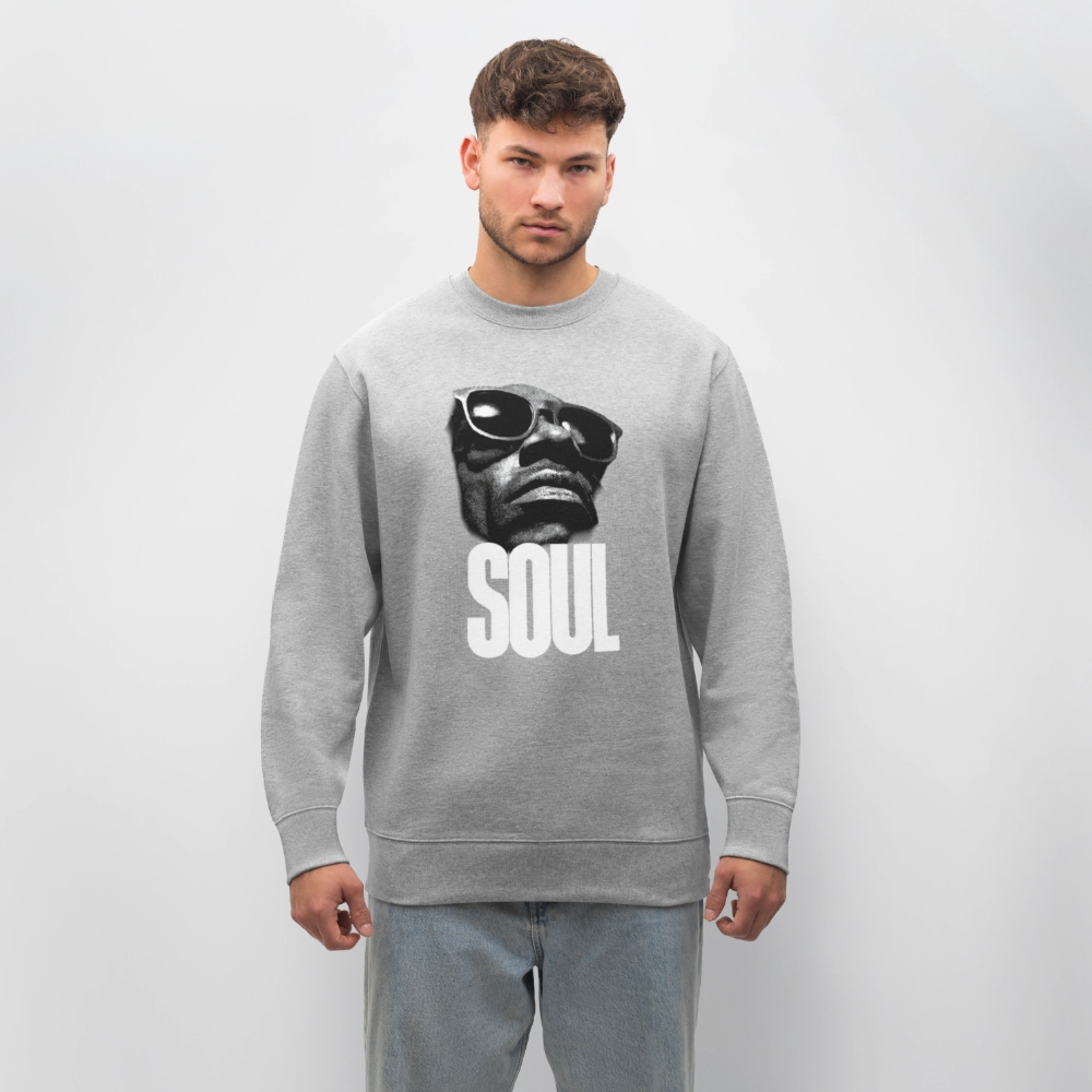 Soul Frequency, Ekologisk sweatshirt CHANGER unisex från Stanley/Stella - gråmelerad