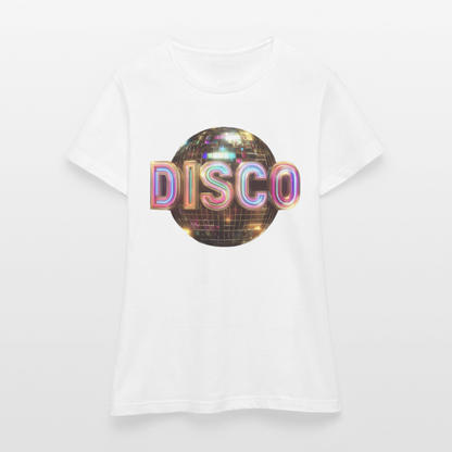 Disco Dreamscape, T-shirt dam - vit