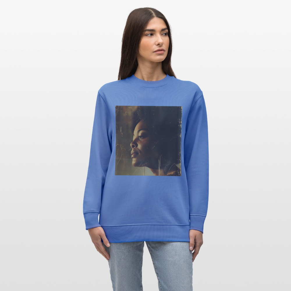 Echoes of Blue, Ekologisk sweatshirt CHANGER unisex från Stanley/Stella - blå