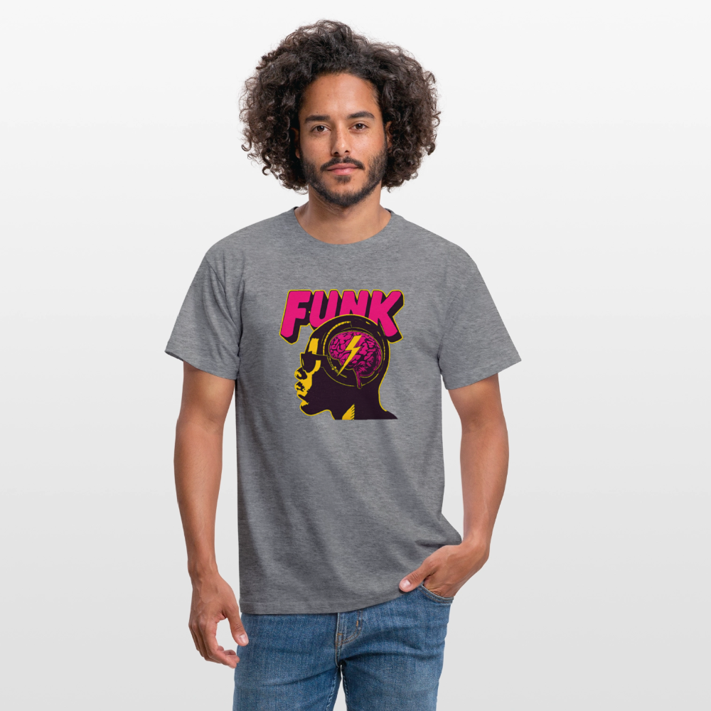 Funk Head, T-shirt herr - grafitmelerad