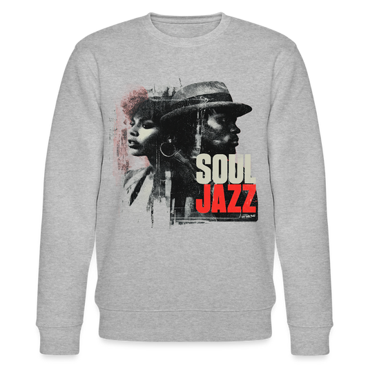 Soul Jazz Experience, Ekologisk sweatshirt CHANGER unisex från Stanley/Stella - gråmelerad