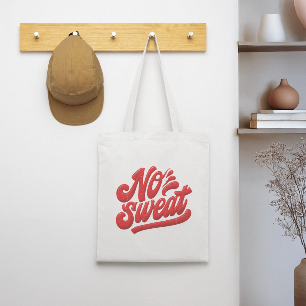 No Sweat, Tygväska - vit