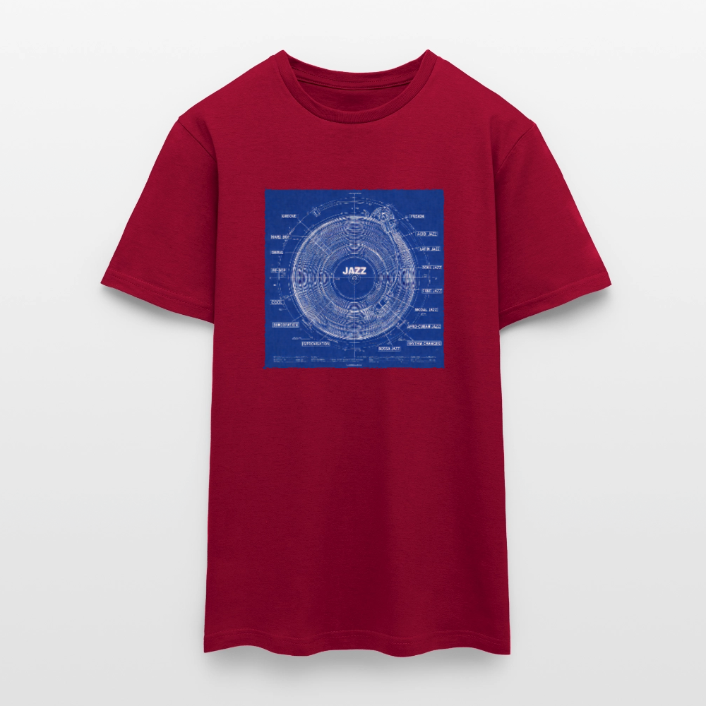 Kind of Blueprint, T-shirt unisex - tegelröd
