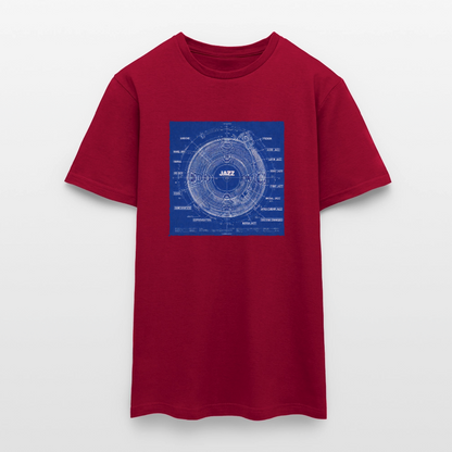 Kind of Blueprint, T-shirt unisex - tegelröd