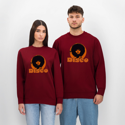 Disco Inferna, Ekologisk sweatshirt CHANGER unisex från Stanley/Stella - vinröd