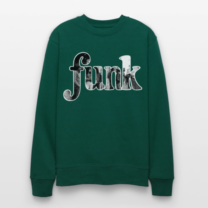 Funk Vibes, Ekologisk sweatshirt CHANGER unisex från Stanley/Stella - skogsgrön
