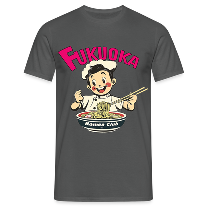 Fukuoka Ramen Club, T-shirt herr - kolgrå