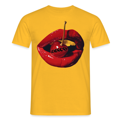 Taste of Disco, T-shirt unisex - gul