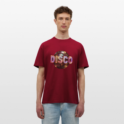 Disco Dreamscape, T-shirt herr - tegelröd