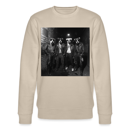 Barking Riot, Ekologisk sweatshirt CHANGER unisex från Stanley/Stella - beige