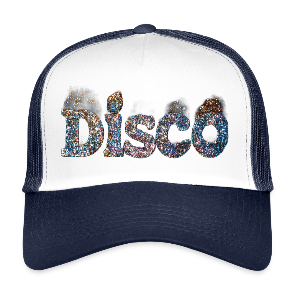 Star Dust, Trucker Cap - vit/marinblå