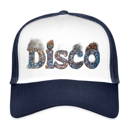 Star Dust, Trucker Cap - vit/marinblå