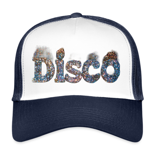 Star Dust, Trucker Cap - vit/marinblå