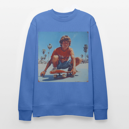 Sunset Vibes, 70s Style, Ekologisk sweatshirt CHANGER unisex från Stanley/Stella - blå