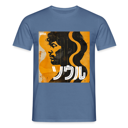 Nippon Grooves, T-shirt unisex - duvblå 