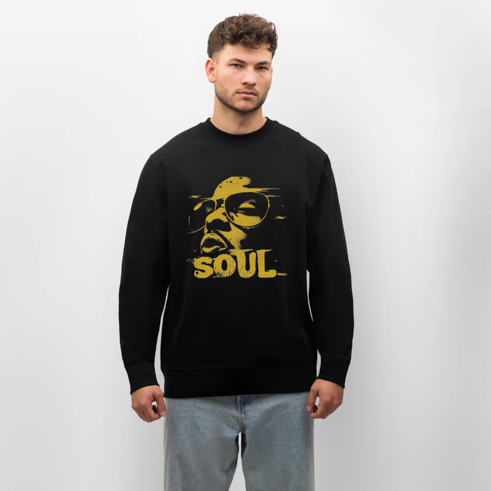 Funky Soul, Ekologisk sweatshirt CHANGER unisex från Stanley/Stella - svart