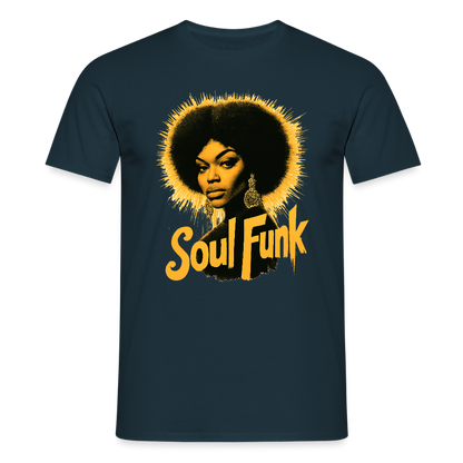 Soul Funk, T-shirt herr - marinblå