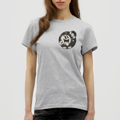 Groove Chaser, T-shirt dam - gråmelerad