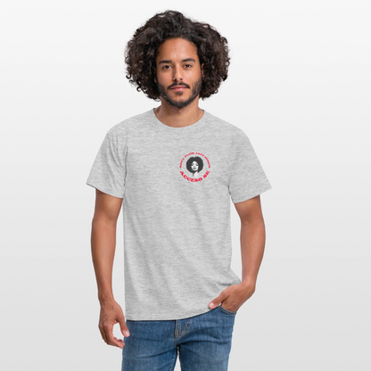 Where Music Lives – Powered by Acceso Family (small print), T-shirt unisex - gråmelerad
