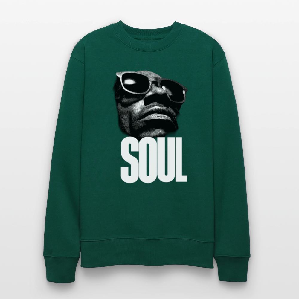 Soul Frequency, Ekologisk sweatshirt CHANGER unisex från Stanley/Stella - skogsgrön