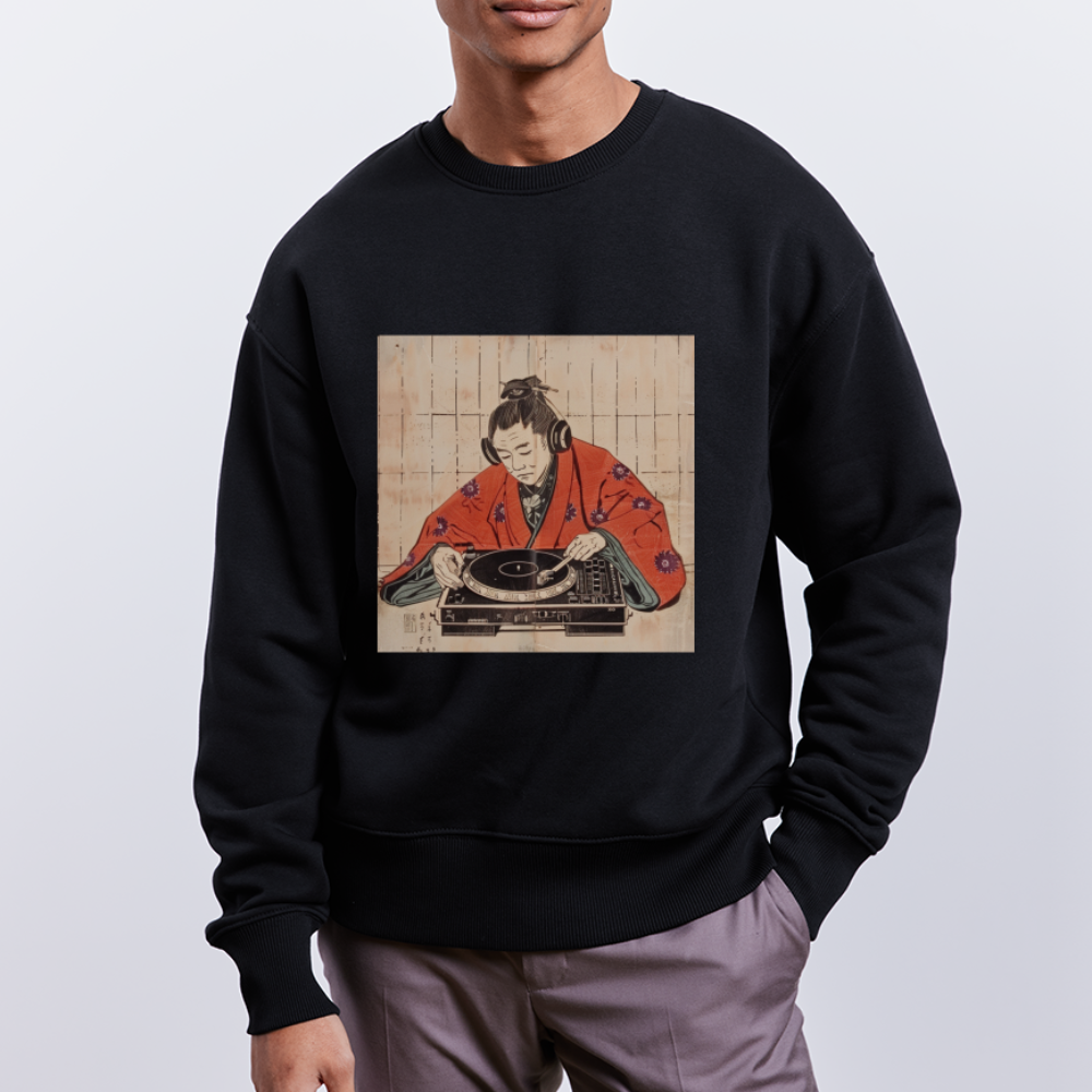Echo från Edo, Ekologisk oversizetröja RADDER unisex från Stanley/Stella - svart