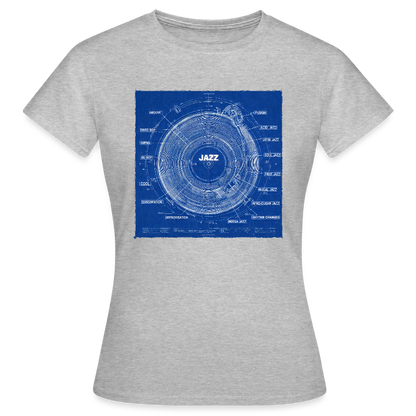 Kind of Blueprint, T-shirt dam - gråmelerad