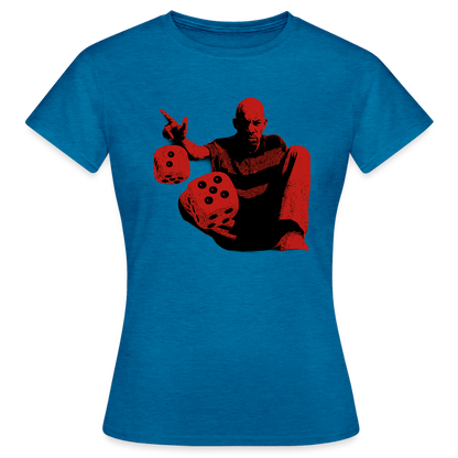 Six Side Story, T-shirt dam - antikblå safirljung
