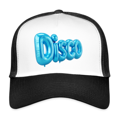 Pump the Disco, Trucker Cap - vit/svart
