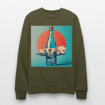 Stillhet i glas, Ekologisk sweatshirt CHANGER unisex från Stanley/Stella - kaki