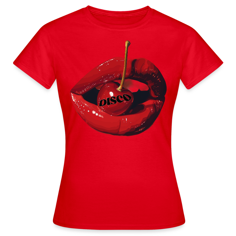 Taste of Disco, T-shirt dam - röd