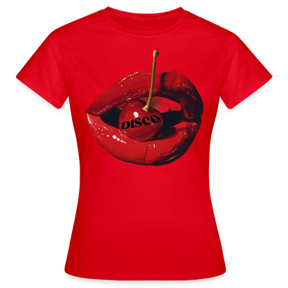 Taste of Disco, T-shirt dam - röd