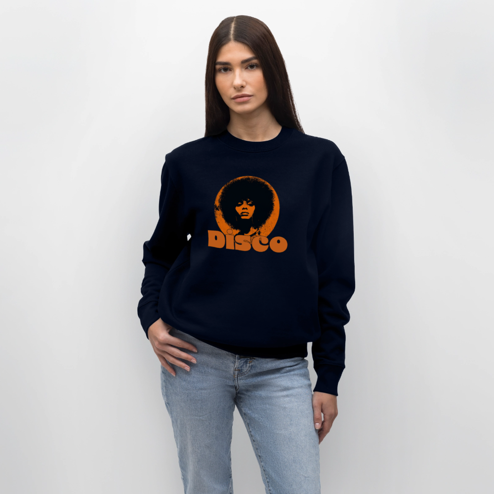 Disco Inferna, Ekologisk sweatshirt CHANGER unisex från Stanley/Stella - marinblått