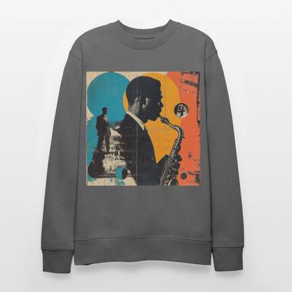 Smooth & Swinging, Ekologisk sweatshirt CHANGER unisex från Stanley/Stella - kolgrå