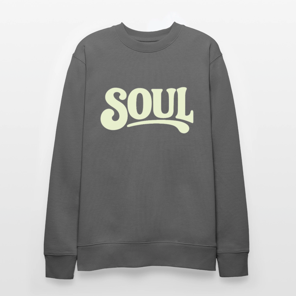 All About Soul, Ekologisk sweatshirt CHANGER unisex från Stanley/Stella - kolgrå