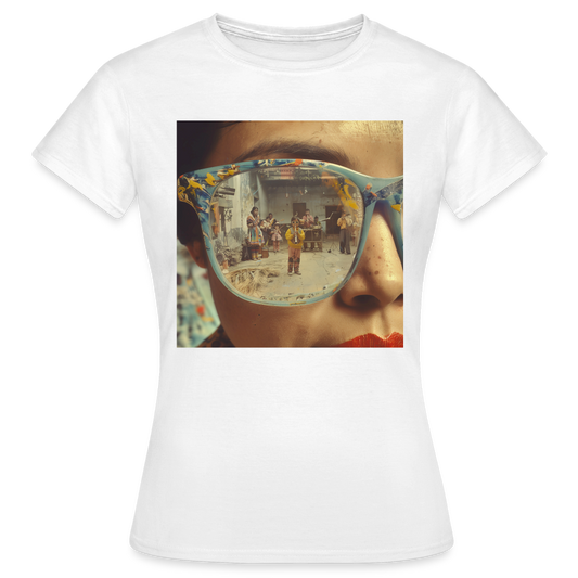 Reflektioner av Anderna, T-shirt dam - vit