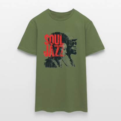 The Essence of Soul Jazz, T-shirt unisex - Militärgrön