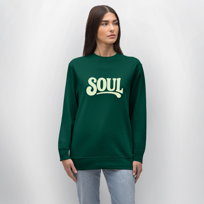 All About Soul, Ekologisk sweatshirt CHANGER unisex från Stanley/Stella - skogsgrön