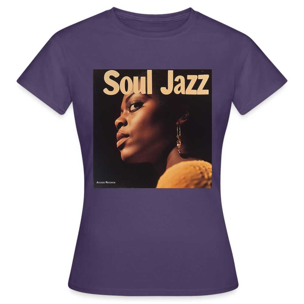 Acceso's Soul Groove: Jazz with a Beat, T-shirt dam - mörklila