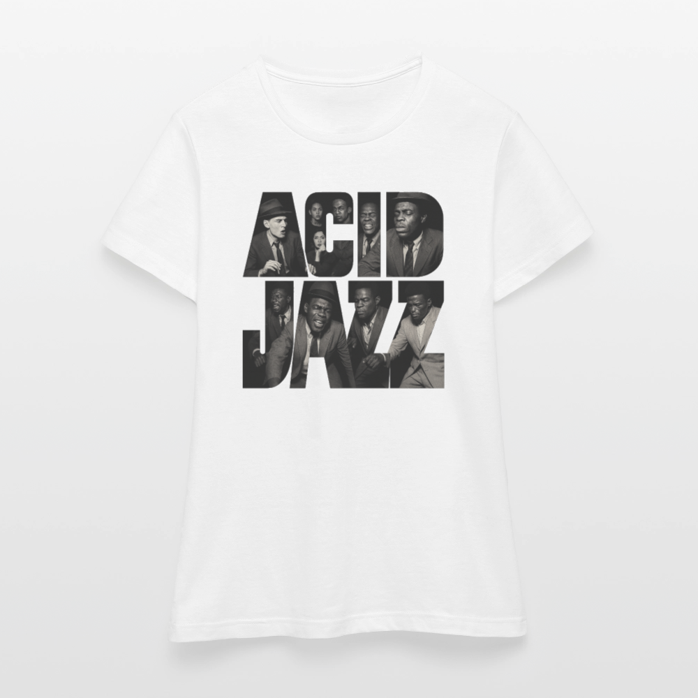 80s Club Jazzdance, T-shirt dam - vit