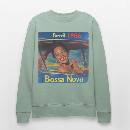 Isabela Costa, brazil 1966, Ekologisk sweatshirt CHANGER unisex från Stanley/Stella - ljus grågrön