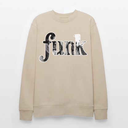 Funk Vibes, Ekologisk sweatshirt CHANGER unisex från Stanley/Stella - beige