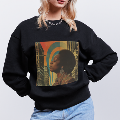 Jazz in the Moonlight, Ekologisk oversizetröja RADDER unisex från Stanley/Stella - svart