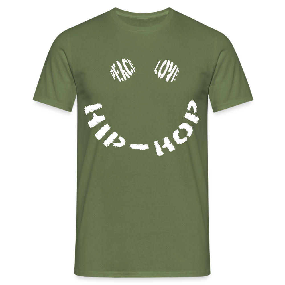 Peace, Love & Hip-Hop, T-shirt herr - Militärgrön