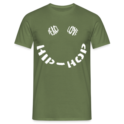 Peace, Love & Hip-Hop, T-shirt herr - Militärgrön