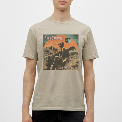 Vinylskatter: Att hitta sällsynta grooves, T-shirt herr - sandbeige