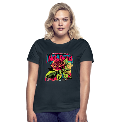 Den Eviga Rosen, T-shirt dam - marinblå