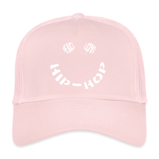 Peace, Love & Hip-Hop, Trucker Cap - ljusrosa
